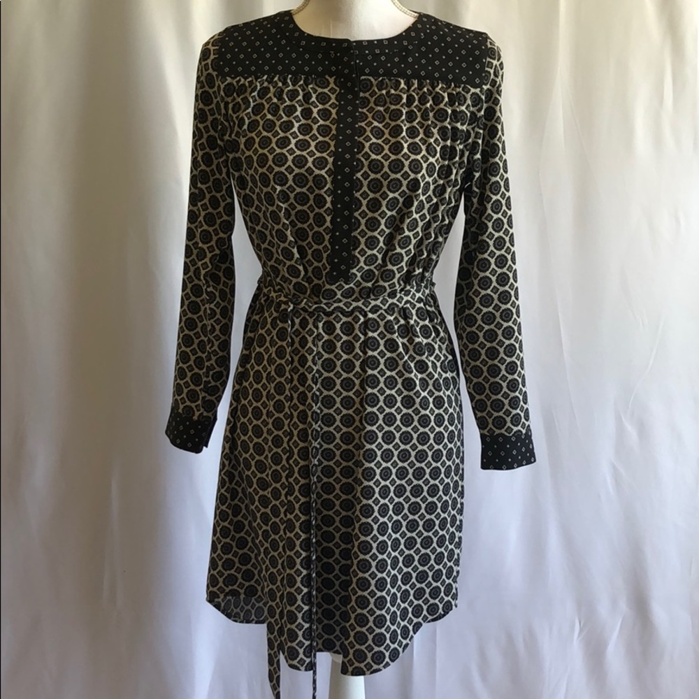 Gray Mosaic Tunic Dress - Ann Taylor Loft